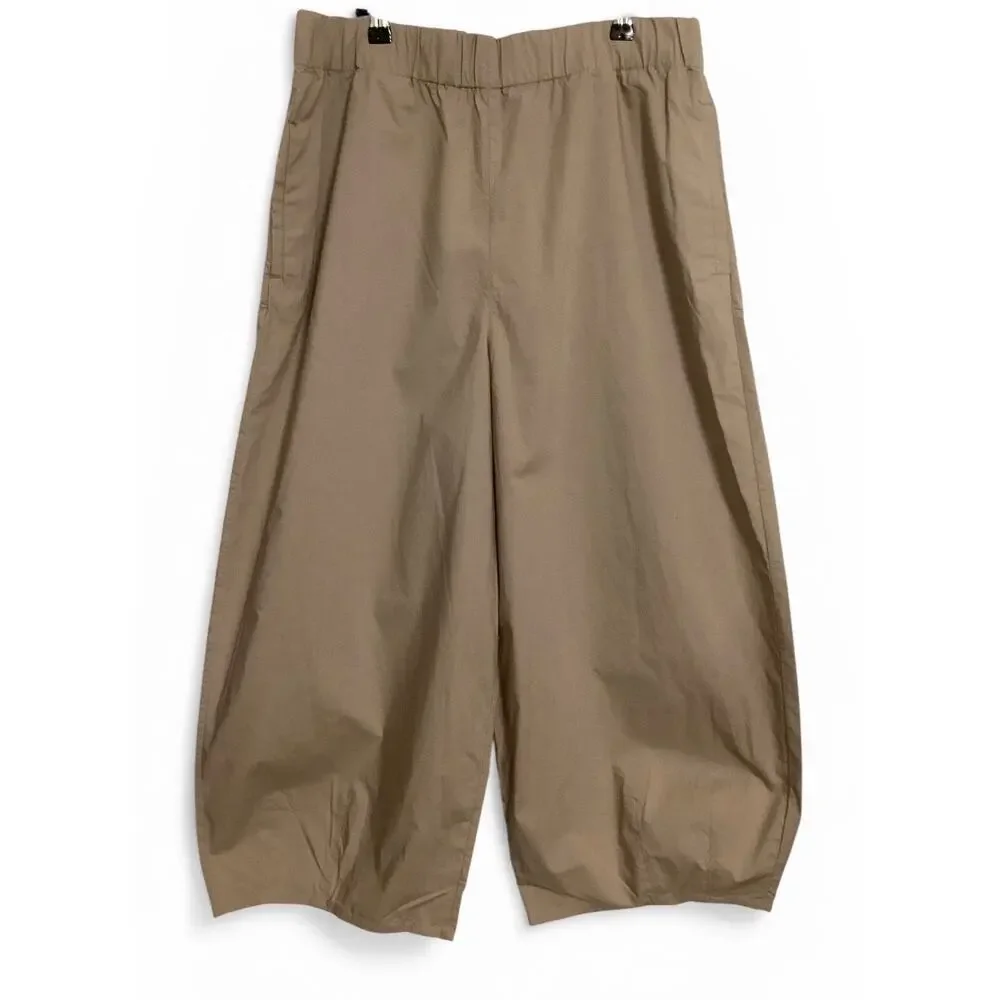 COS Cotton Cropped Barrel-Leg Pants - Picture 3 of 5